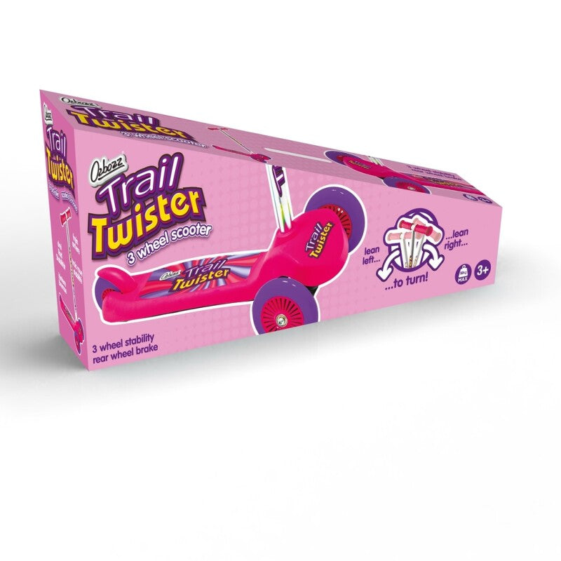 Trail Twist Løbehjul Pink Ozbozz