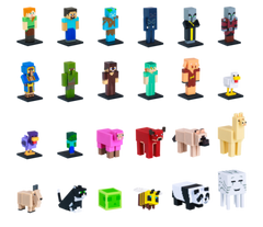 Minecraft 3D Figur 3-pak æske (Serie 2)