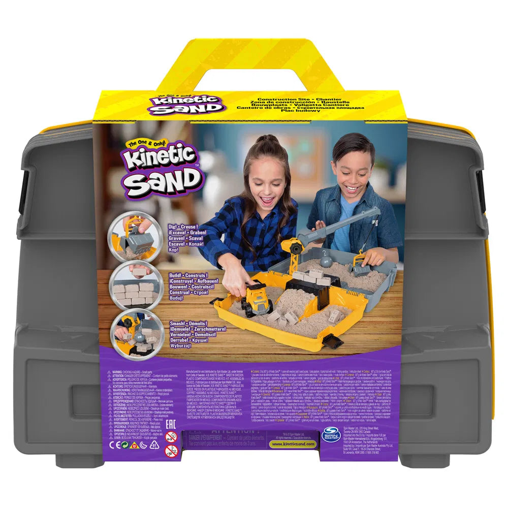 Kinetic Sand - Konstruktionssæt med Foldbar Sandkasse