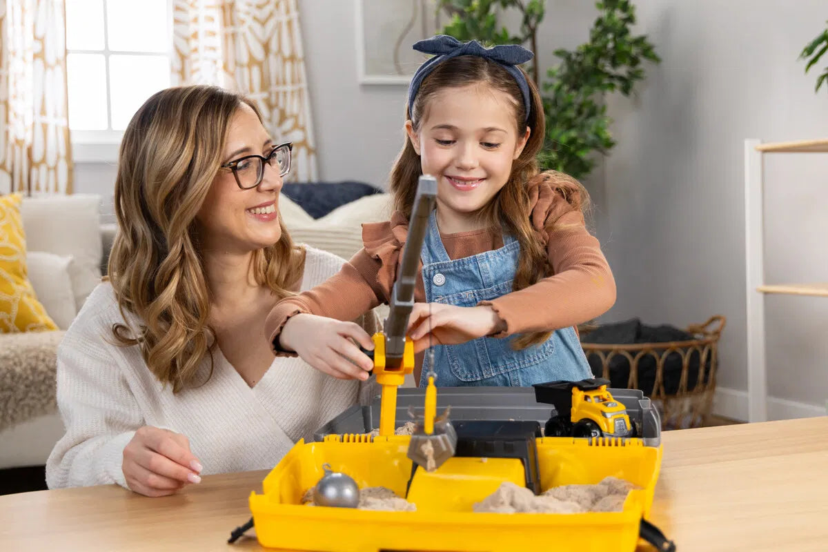 Kinetic Sand - Konstruktionssæt med Foldbar Sandkasse