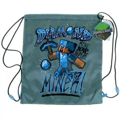 Minecraft Gym-/Turtaske med Graffiti Print