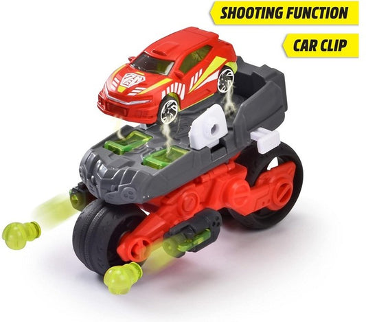Simba Die-Cast vehicle + shooting function Drone Bike 10,5x20cm