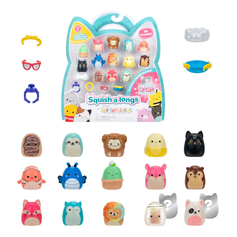 Squish-a-longs (2,5cm 14-pak)