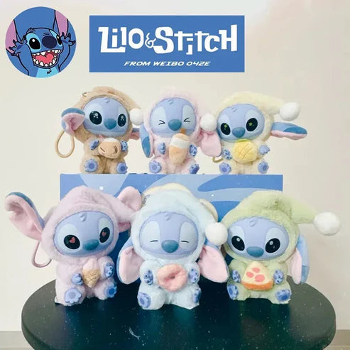 Miniso Stitch, eat something before sleep series blind box