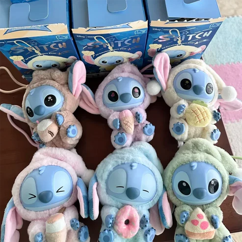 Miniso Stitch, eat something before sleep series blind box