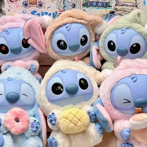 Miniso Stitch, eat something before sleep series blind box