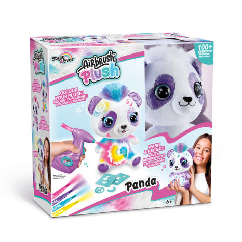 Airbrush Plush Panda - bamse
