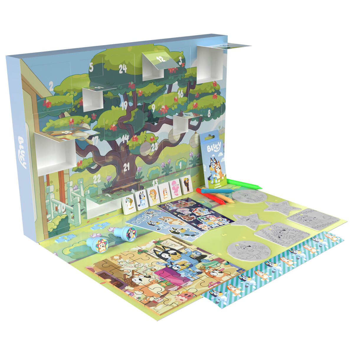 Bluey kreativ julekalender.