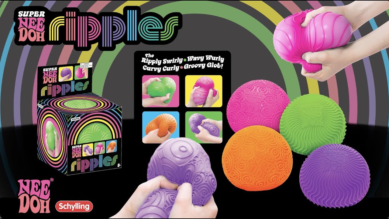 NeeDoh Super Ripples Pink