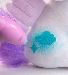 Airbrush Plush Unicorn med Neon farver.
