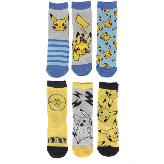Pokemon strømper 3 pak. vælg mellem 2 forskellige pakker