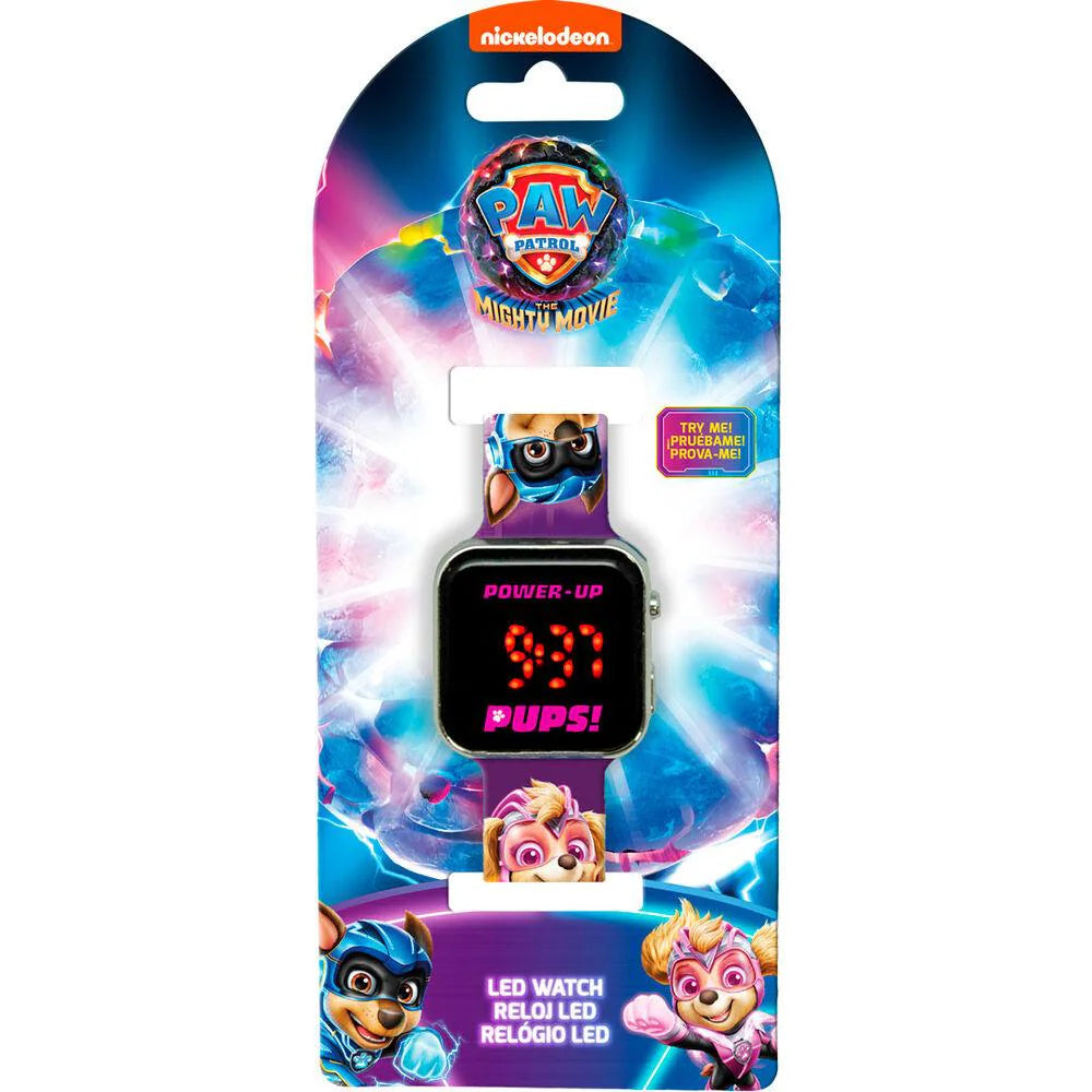 Paw patrol / Skye Led armbånds ur.