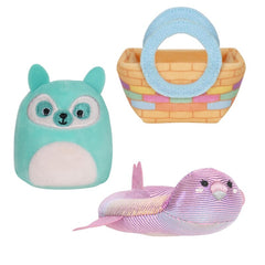Squishmallows, som kommer med 2 dele tematilbehør