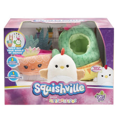Squishmallows, som kommer med 2 dele tematilbehør