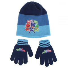 Pj Masks Hue og vanter i strik