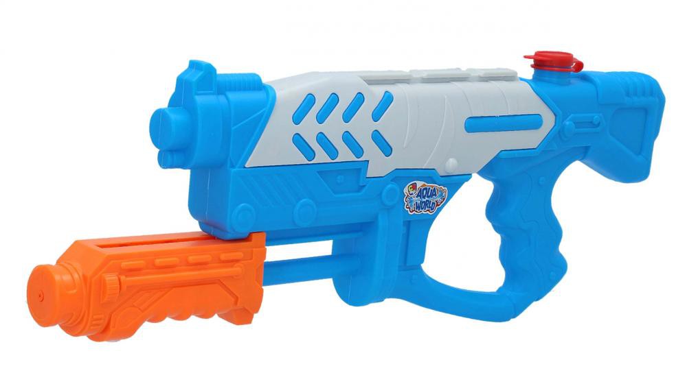 Vandpistol i blå og grøn på 40 cm