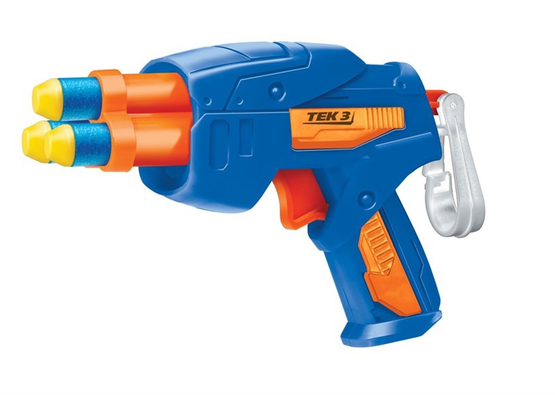 Tek 3 pistoler med skum patroer
