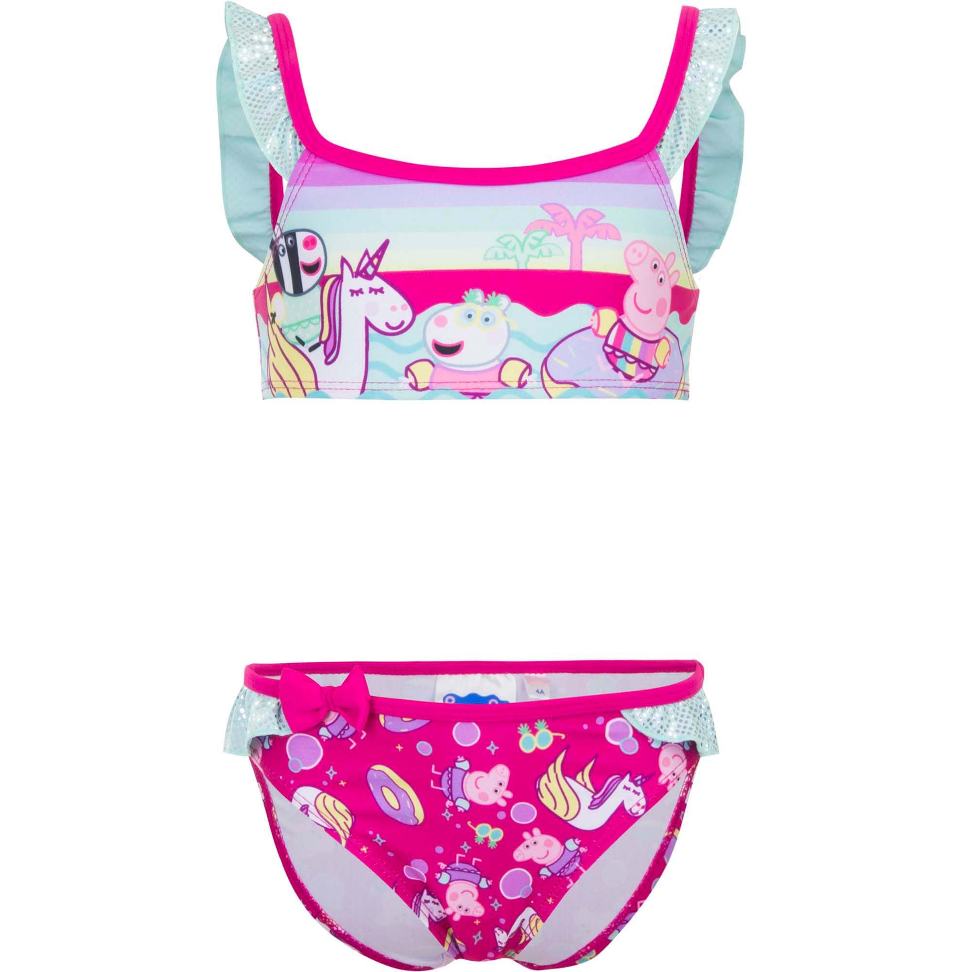 Gurli gris Bikini med regnbue og unicorn motiv