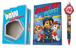 Paw Patrol Dagbog m. kuglepen og aflåst box (2 varianter)