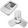 Aluminium Fidget Spinner i sølv farve