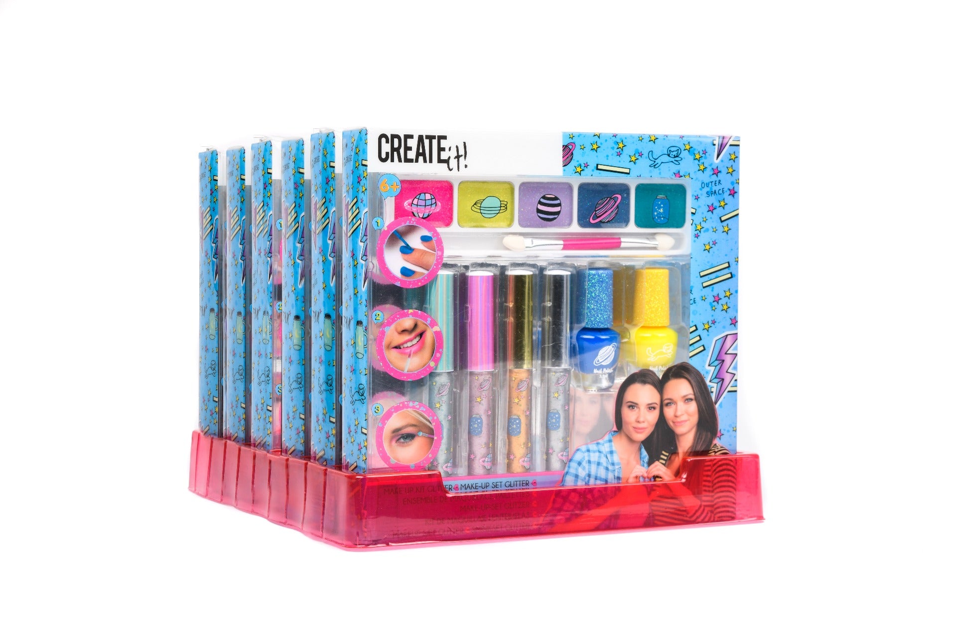Create it, 7 stk galaxy make up sæt