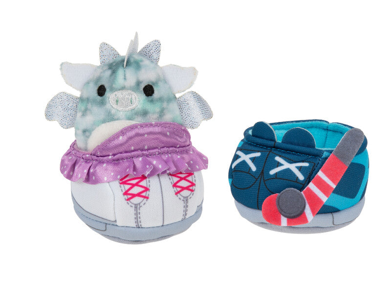 Squishmallows, som kommer med 2 dele tematilbehør
