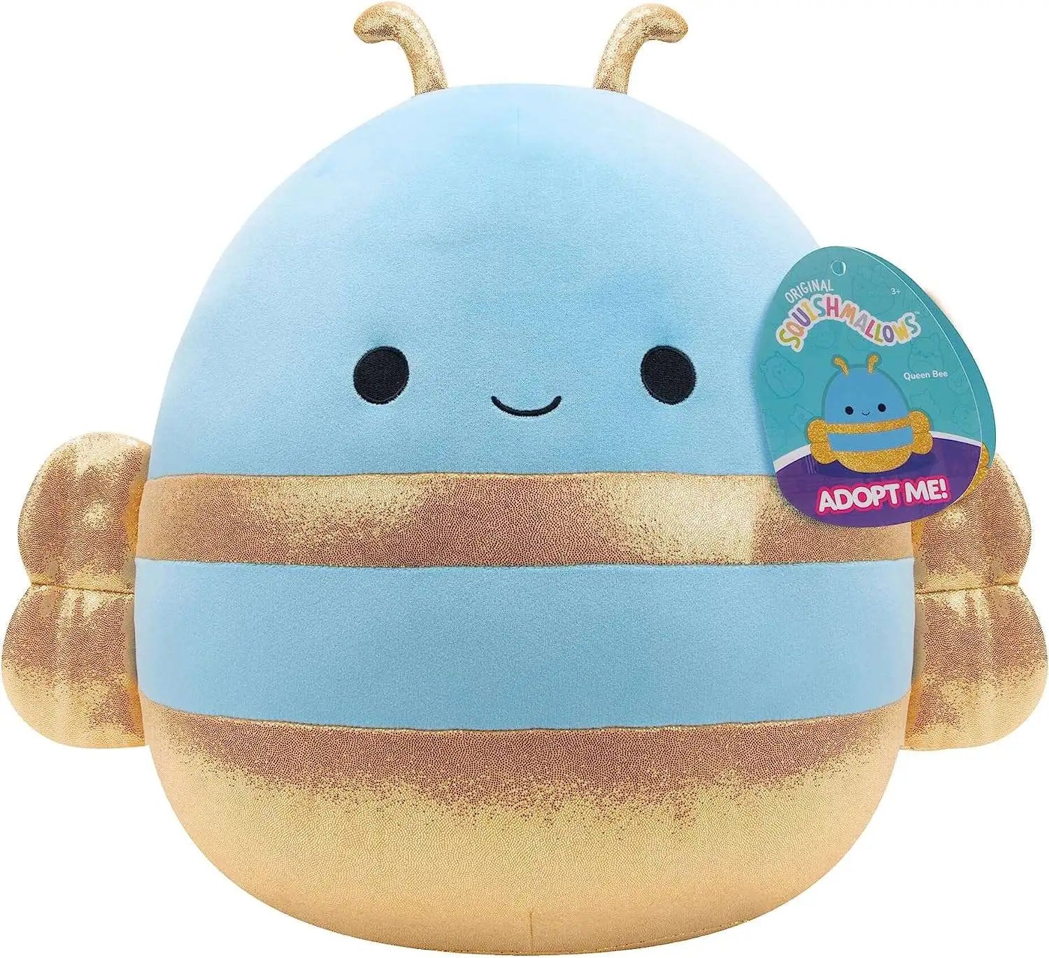 Squishmallow Queen Bee fra Roblox på 30 cm.