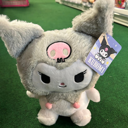 Kuromi bamse – grå (25 cm)