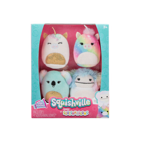 Squishmallow 4 pak - efterår 2023