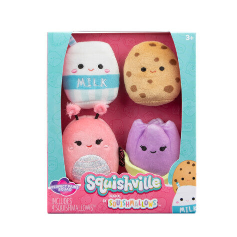 Squishmallow 4 pak - efterår 2023