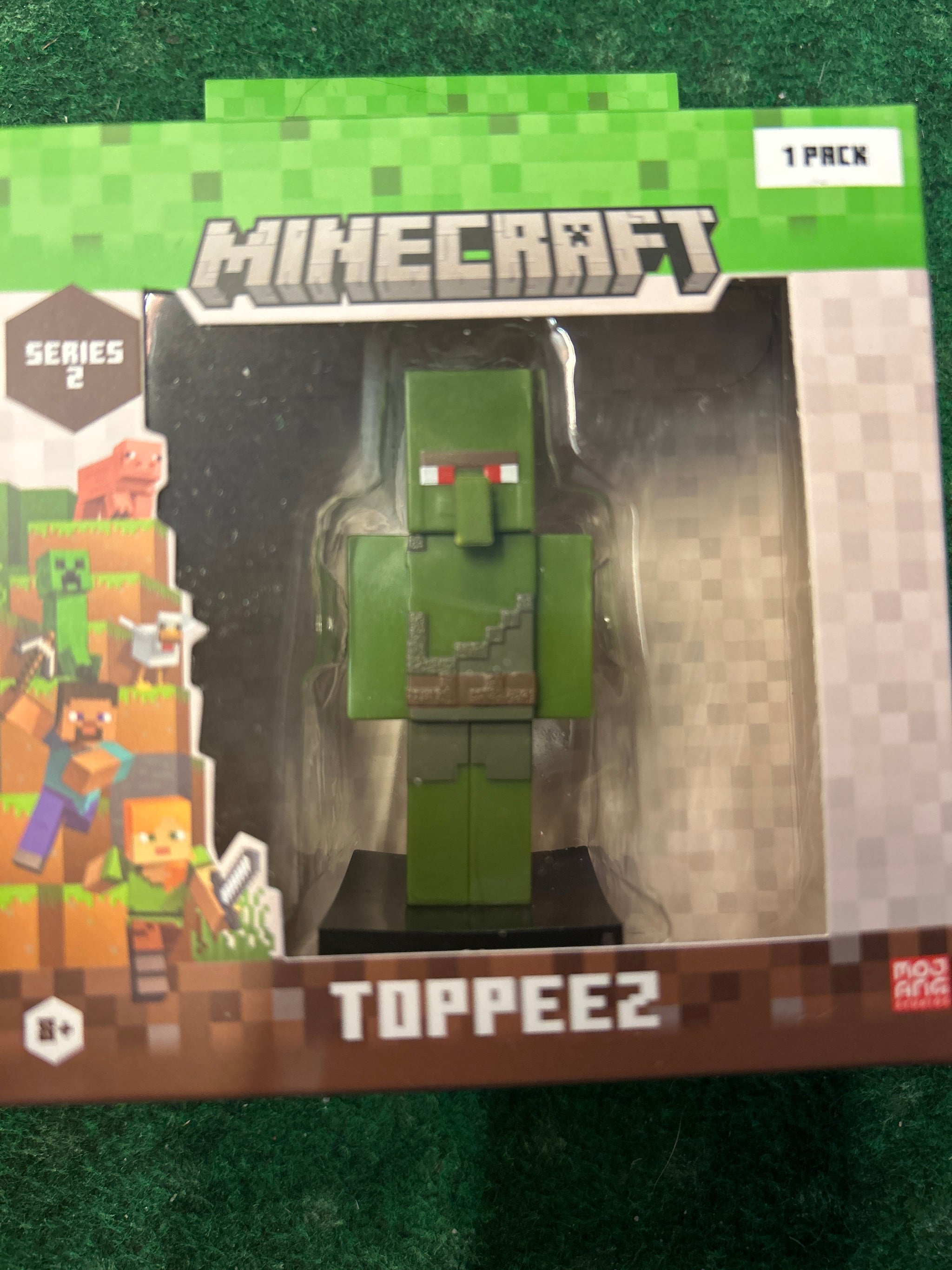 Minecraft 3D Figur 1-pak i æske ( Serie 2)