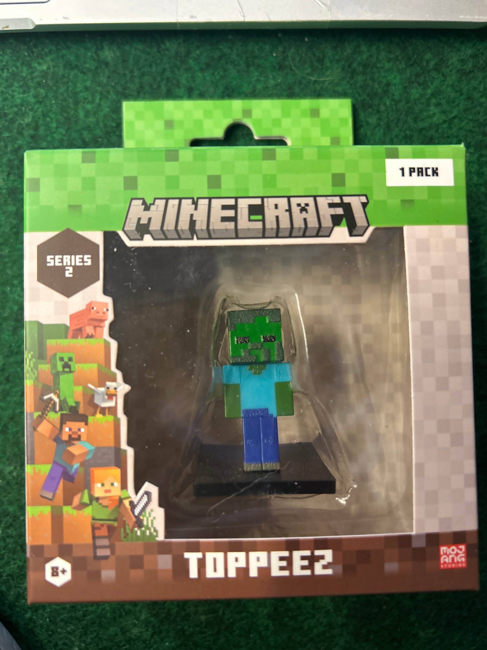 Minecraft 3D Figur 1-pak i æske ( Serie 2)