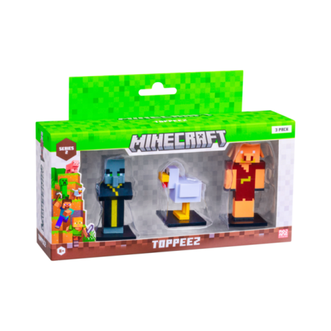 Minecraft 3D Figur 3-pak æske (Serie 2)