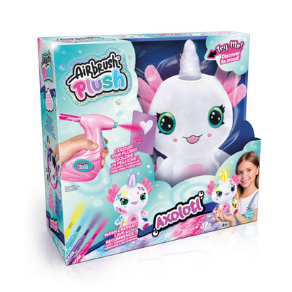 Airbrush Plush (Axolotl-Enhjørning)