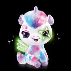 Airbrush Plush Enhjørning Lyser i Mørke