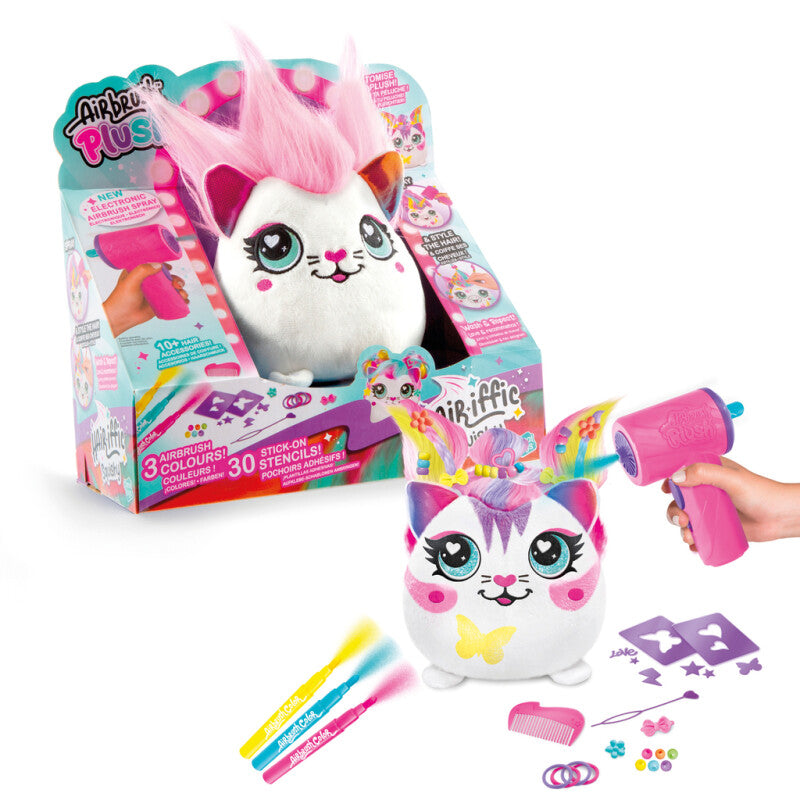 AIRBRUSH PLUSH Hair'iffic (17cm Squish Pal)