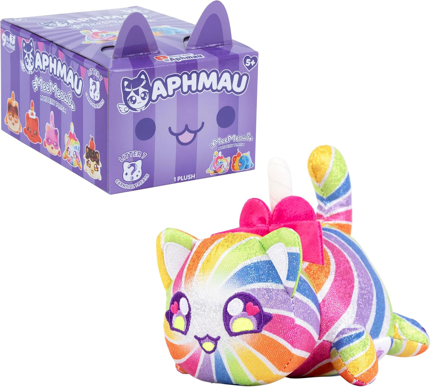 Aphmau MeeMeows Vinyl Plys Nøglering - 15 cm Samleobjekt