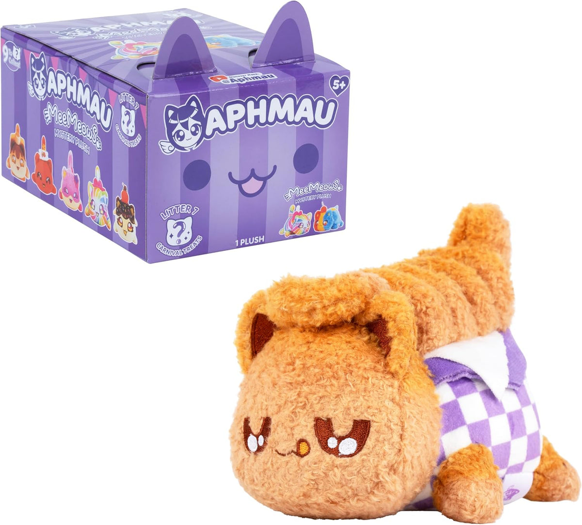 Aphmau MeeMeows Vinyl Plys Nøglering - 15 cm Samleobjekt