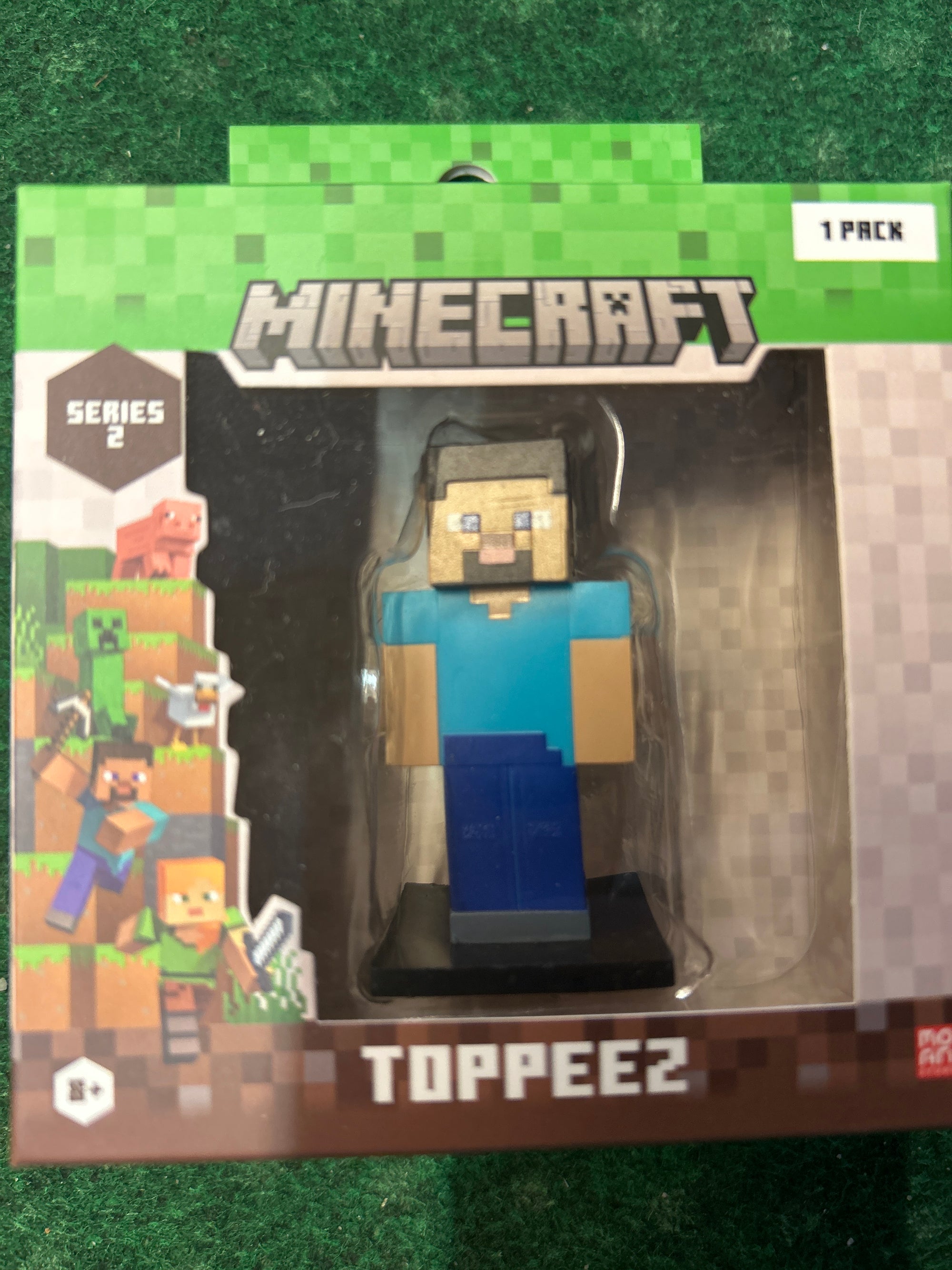 Minecraft 3D Figur 1-pak i æske ( Serie 2)