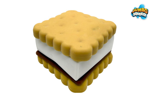 Jumbo Squeeze Sandwich Kiks Squishy – 10 cm Stresslegetøj