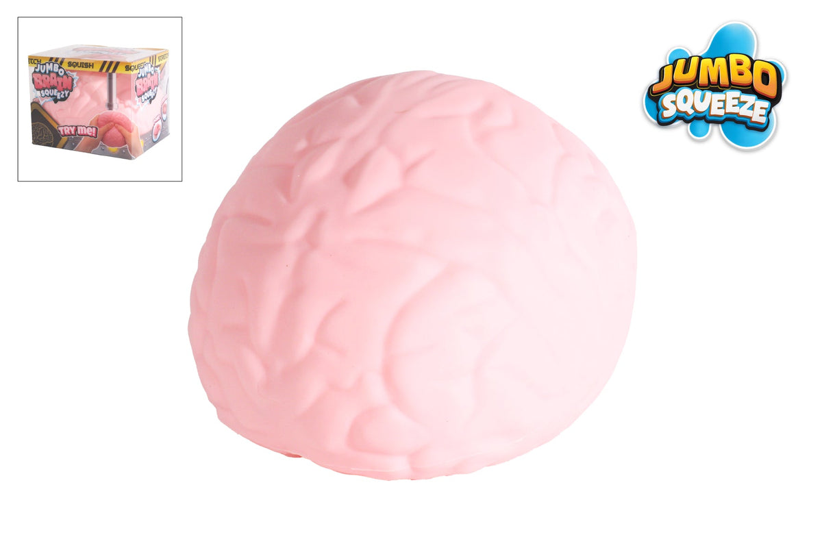 Jumbo Squeeze Big Brain Squishy – 16 cm Hjernelegetøj
