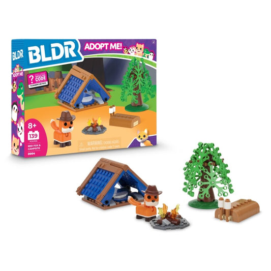 BLDR Adopt Me! (Ræv med lejr Byggesæt)