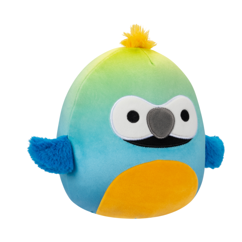 Squishmallow Baptise the Blue/Yellow Macaw på 19 cm
