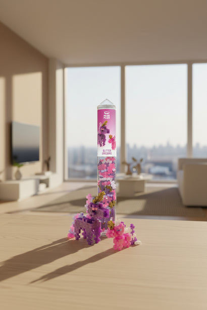 Plus-Plus Glitter Unicorns 100 stk brikker