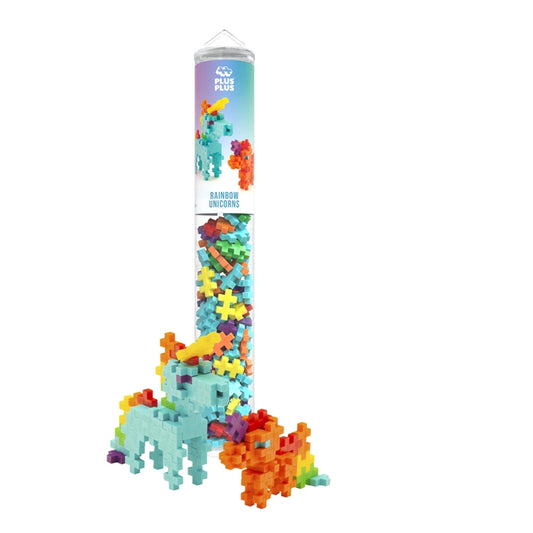 Plus-Plus Rainbow unicorn 100 stk plus plus