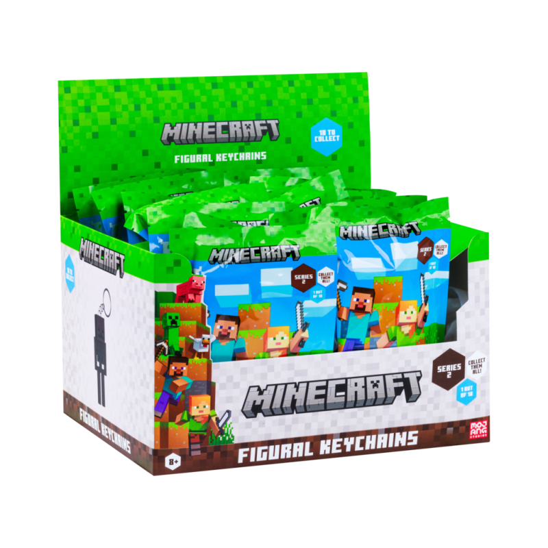 Minecraft 5 cm Figurnøglering, Foliepose S2