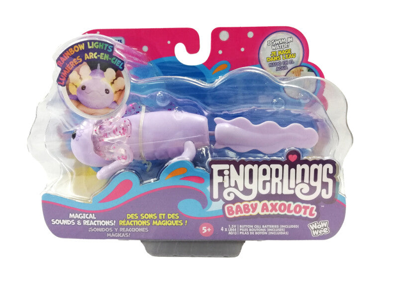 Fingerlings Axoloti Lilla – Din interaktive, lysende ven