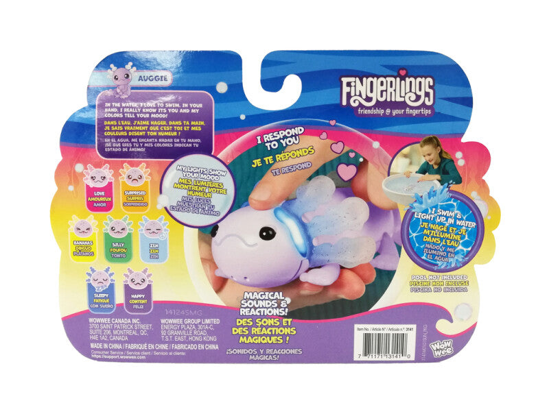 Fingerlings Axoloti Lilla – Din interaktive, lysende ven