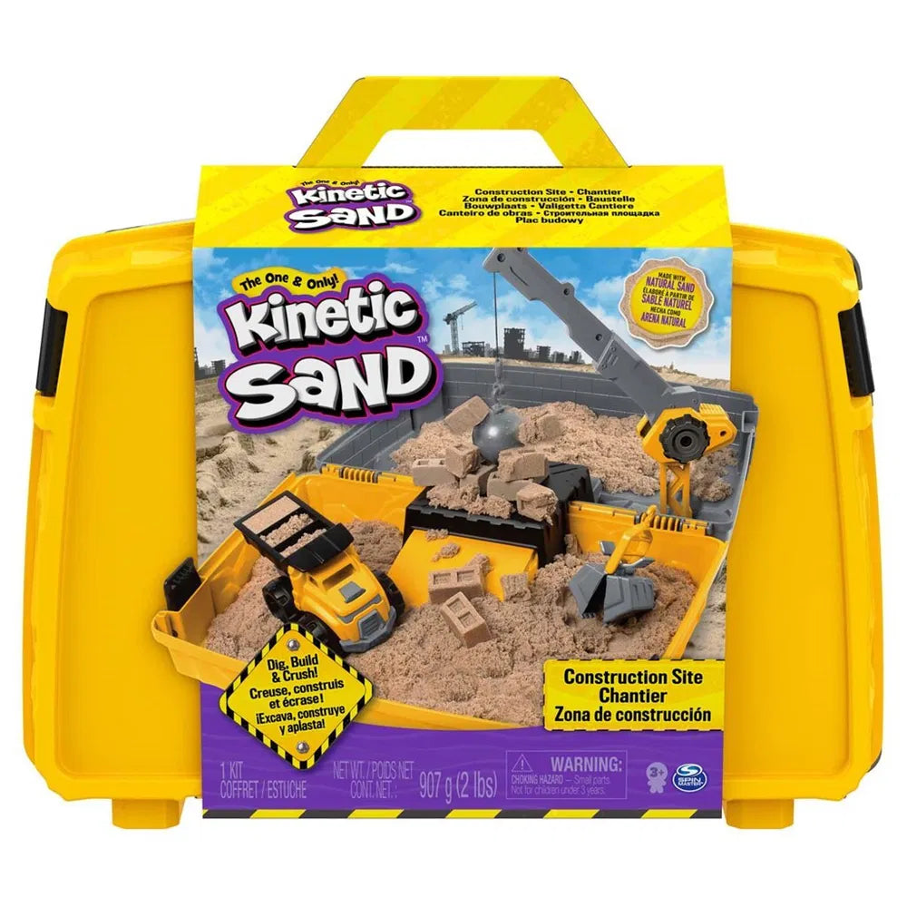 Kinetic Sand - Konstruktionssæt med Foldbar Sandkasse