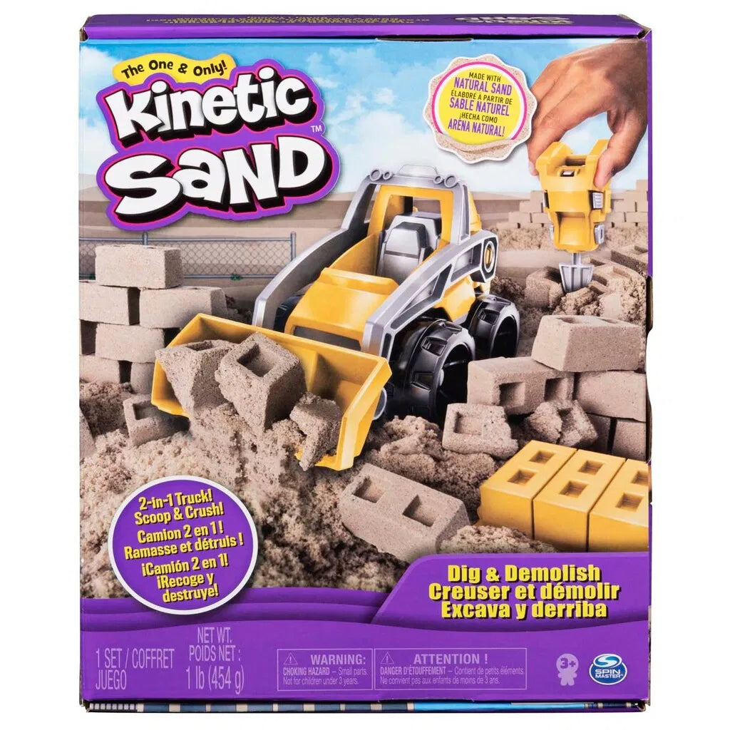 Kinetic sand - sæt med gravko og værktøj